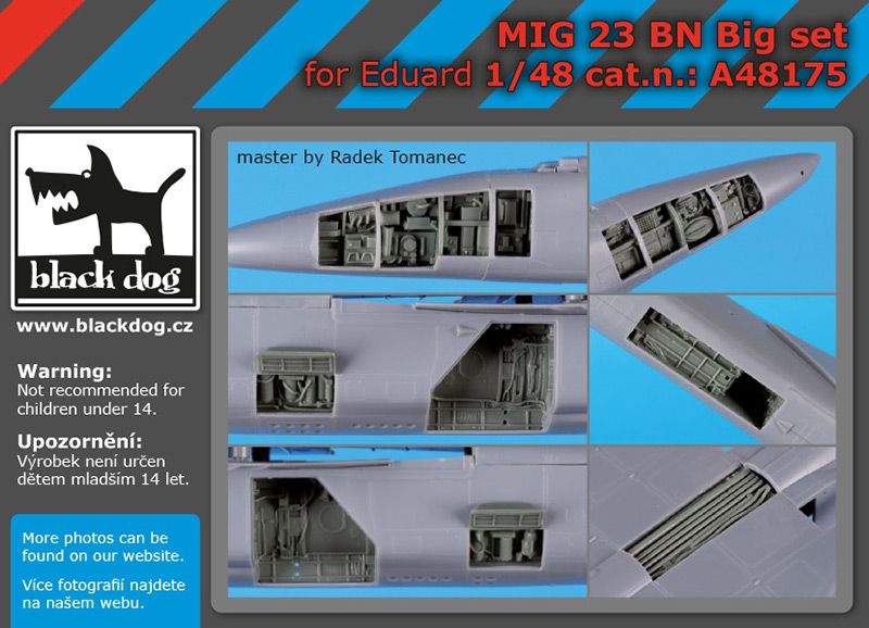 Blackdog BDOA48175 1:48 Mikoyan MiG-23BN big set