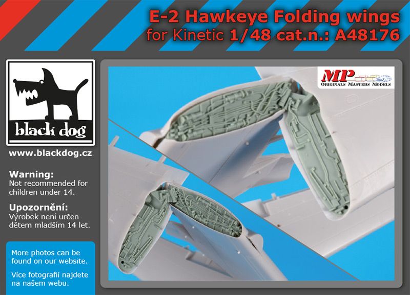 Blackdog BDOA48176 1:48 Grumman E-2C Hawkeye folding wings