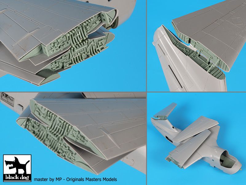 Blackdog BDOA48177 1:48 Lockheed S-3A/B Viking folding wings + tail