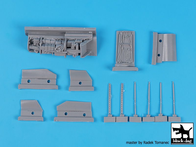 Blackdog BDOA48179 1:48 Mikoyan MiG-29 9-12 electronics+spine