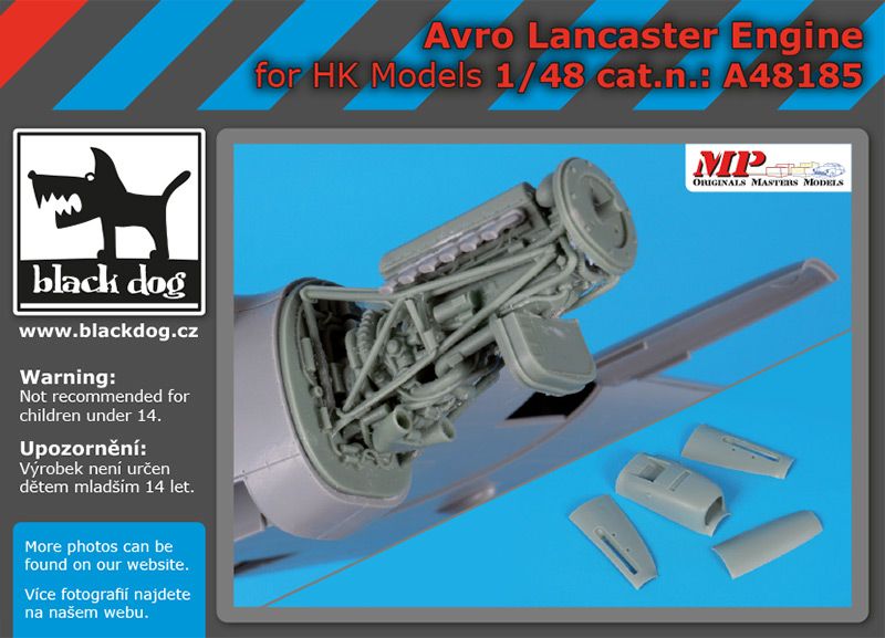 Blackdog BDOA48185 1:48 Avro Lancaster B Mk.I/Mk.III engine