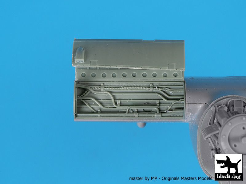 Blackdog BDOA48186 1:48 Avro Lancaster B Mk.I/Mk.III Heating system and lifeboat