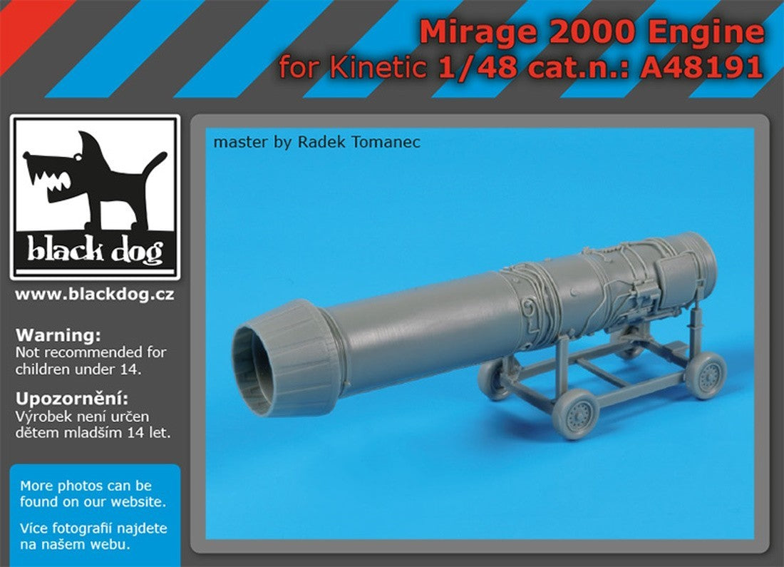 Blackdog BDOA48191 1:48 Dassault_Mirage 2000 engine