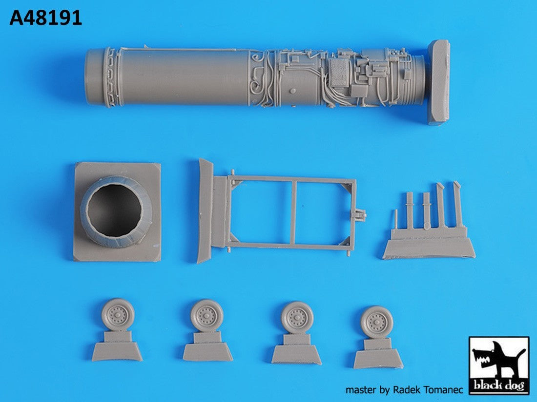 Blackdog BDOA48191 1:48 Dassault_Mirage 2000 engine