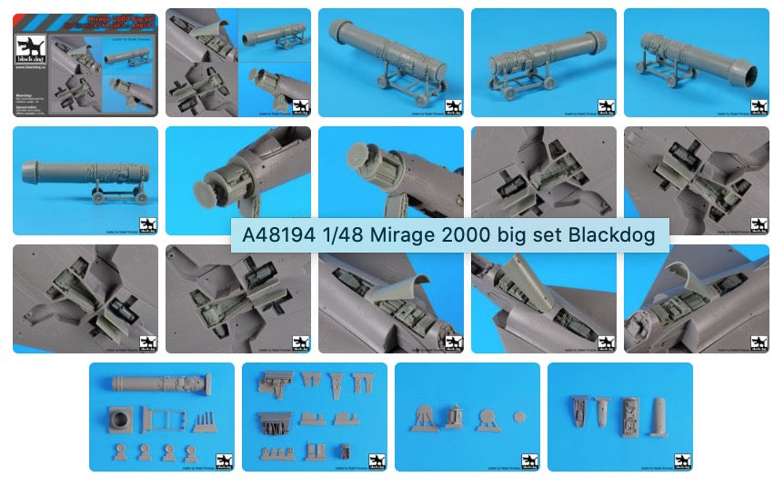 Blackdog BDOA48194 1:48 Dassault_Mirage 2000 big set