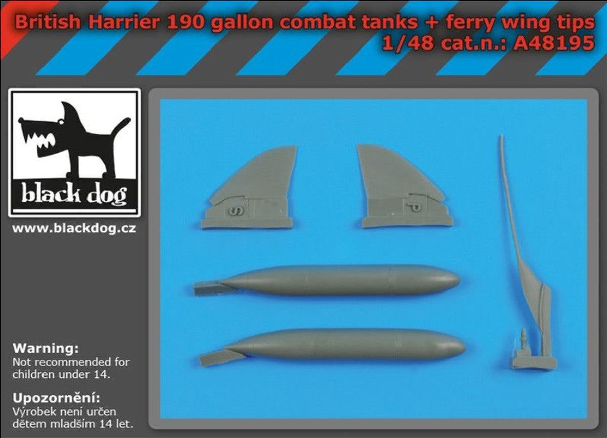 Blackdog BDOA48195 1:48 Harrier GR.1/3 Fuel Probe & Tanks