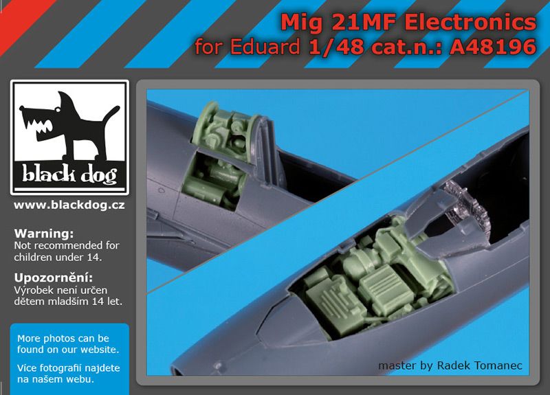 Blackdog BDOA48196 1:48 Mikoyan MiG-21MF electronics