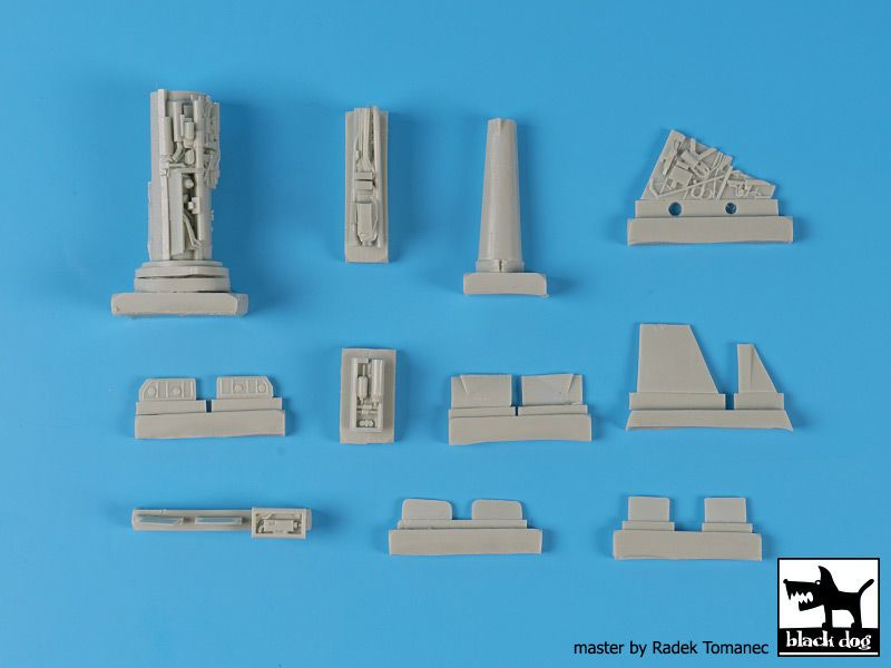 Blackdog BDOA48197 1:48 Mikoyan MiG-21MF spine and tail and engine details
