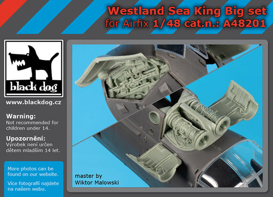 Blackdog BDOA48201 1:48 Westland Sea King HC.4 big set