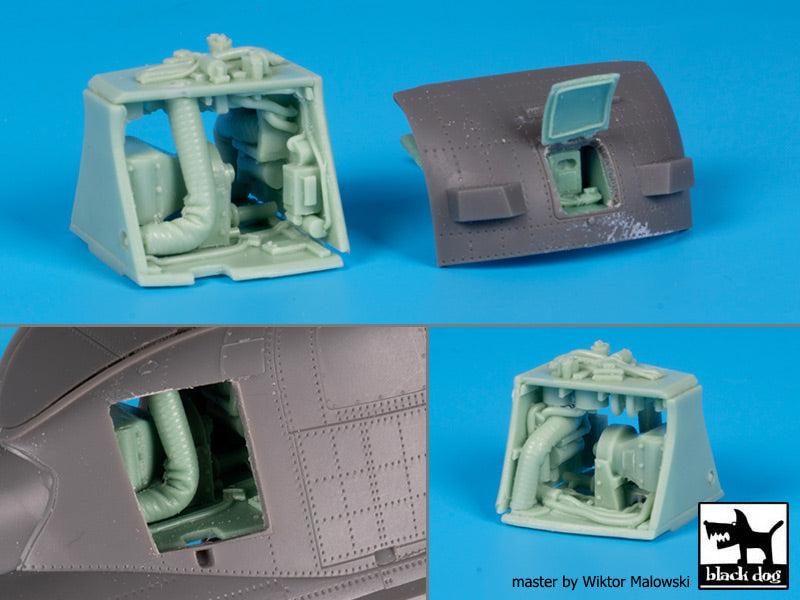 Blackdog BDOA48203 1:48 Westland Sea King electronics ,engine