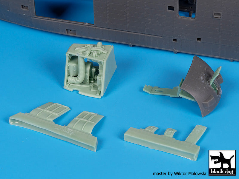 Blackdog BDOA48203 1:48 Westland Sea King electronics ,engine