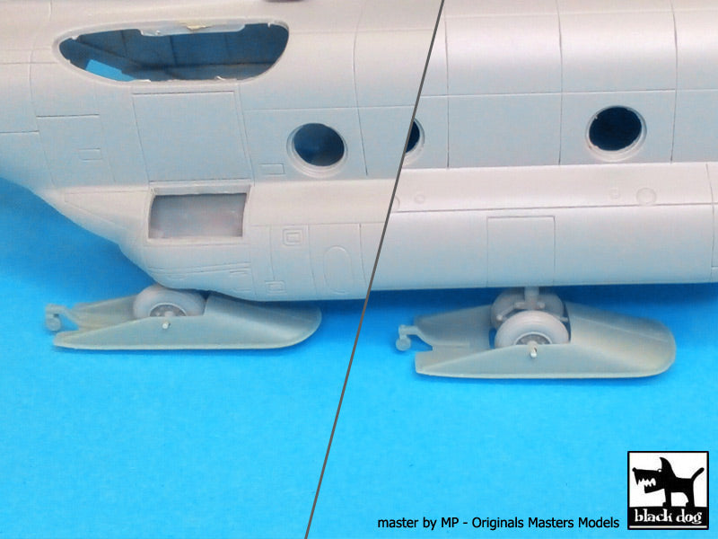 Blackdog BDOA72002 1:72 CH-47C/D Chinook ski accessories set