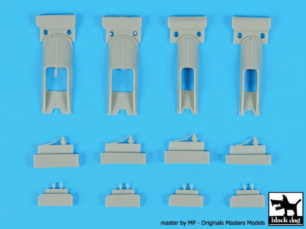 Blackdog BDOA72002 1:72 CH-47C/D Chinook ski accessories set
