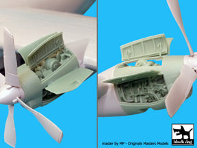 Blackdog BDOA72028 1:72 Lockheed AC-130H Hercules 2 Engines