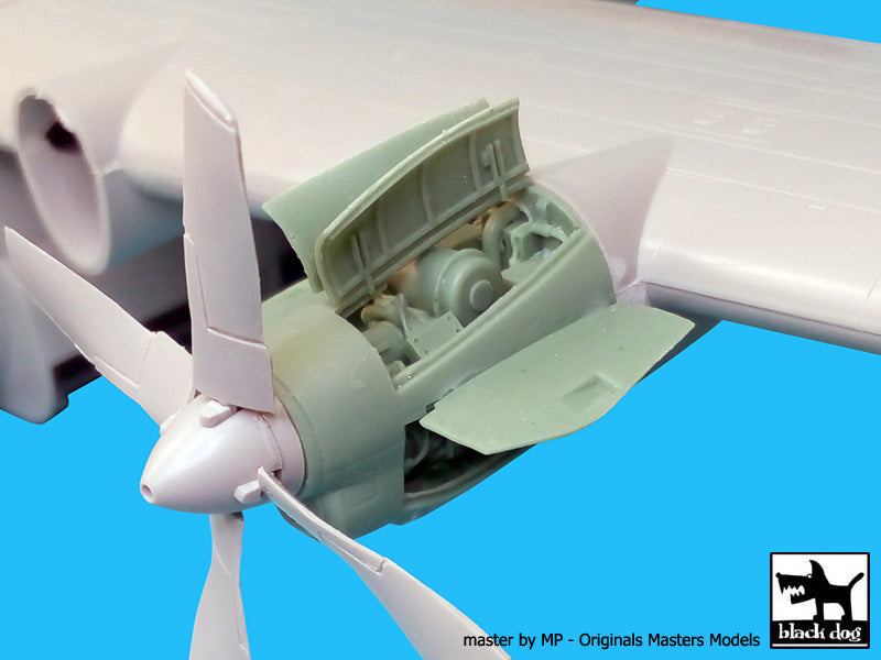 Blackdog BDOA72028 1:72 Lockheed AC-130H Hercules 2 Engines
