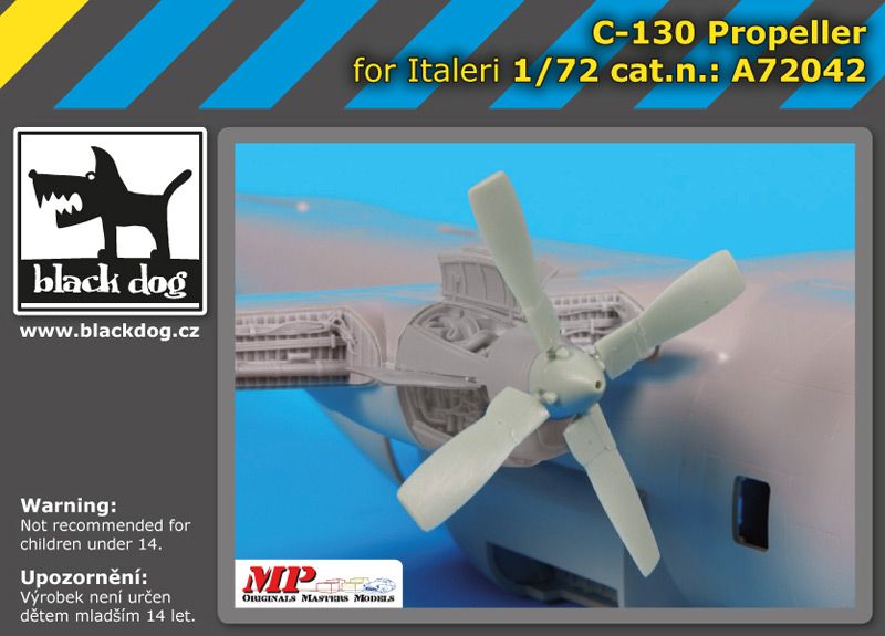 Blackdog BDOA72042 1:72 Lockheed C-130H Hercules 1 x propeller