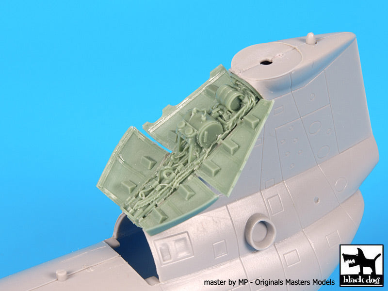 Blackdog BDOA72068 1:72 Boeing CH-46D Sea Knight Rear engine