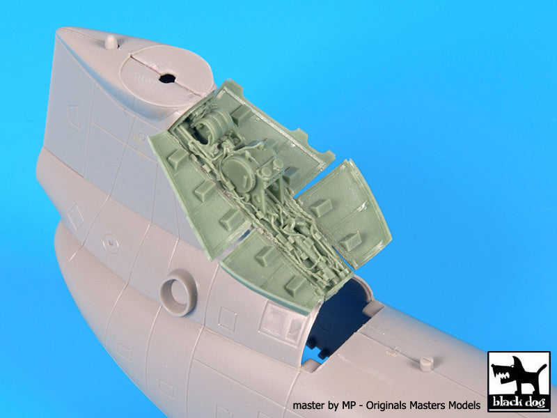 Blackdog BDOA72068 1:72 Boeing CH-46D Sea Knight Rear engine