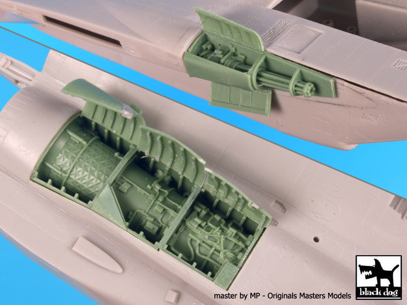 Blackdog BDOA72074 1:72 McDonnell F-15C Eagle cannon and engines