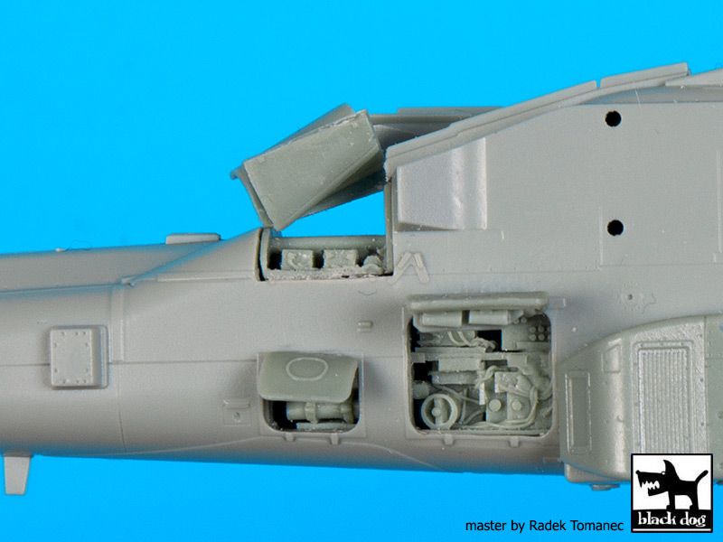 Blackdog BDOA72080 1:72 Hughes/Westland AH-64D Rear electronics