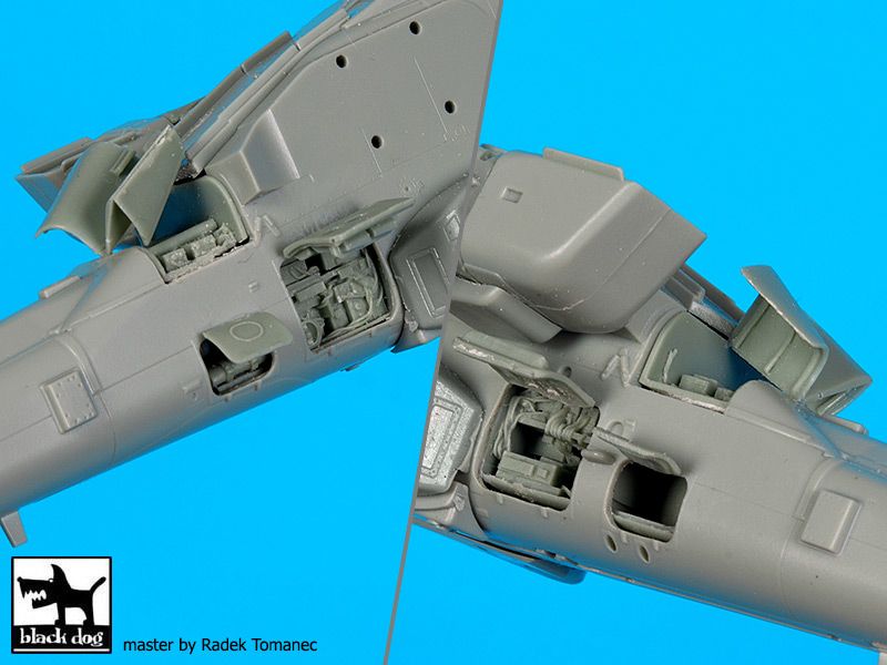 Blackdog BDOA72080 1:72 Hughes/Westland AH-64D Rear electronics