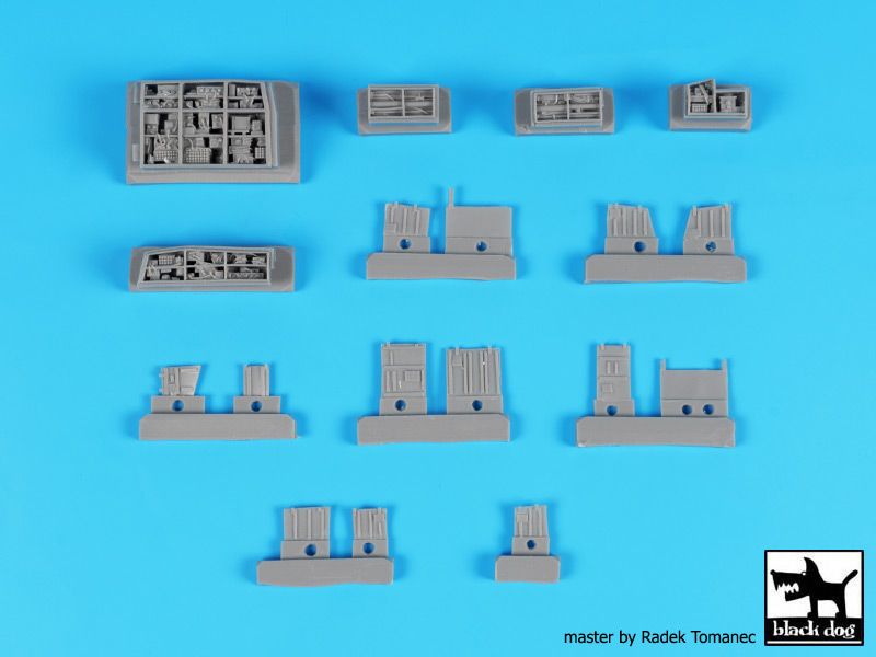 Blackdog BDOA72083 1:72 Fairchild A-10A Thunderbolt II electronics