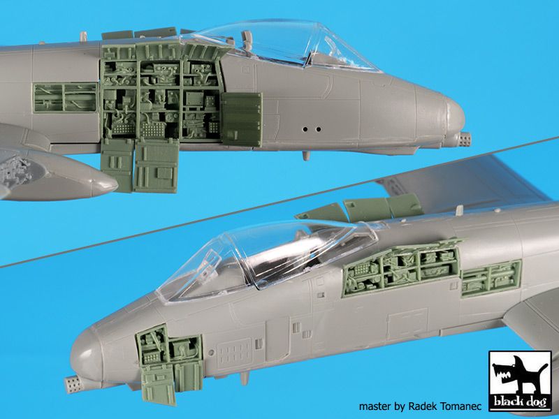 Blackdog BDOA72083 1:72 Fairchild A-10A Thunderbolt II electronics