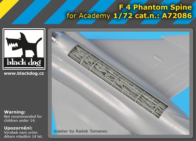 Blackdog BDOA72086 1:72 McDonnell F-4J Phantom spine