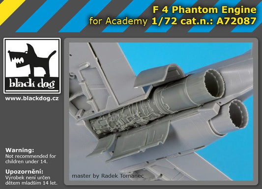 Blackdog BDOA72087 1:72 McDonnell F-4J Phantom engines