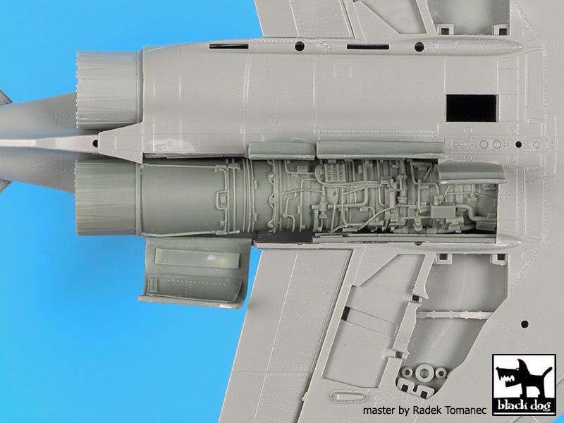 Blackdog BDOA72088 1:72 McDonnell F-4J Phantom engines and spine detail
