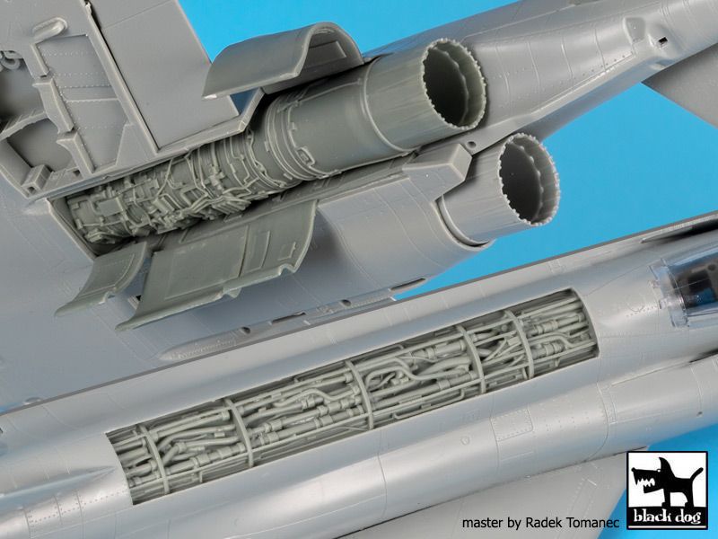 Blackdog BDOA72088 1:72 McDonnell F-4J Phantom engines and spine detail