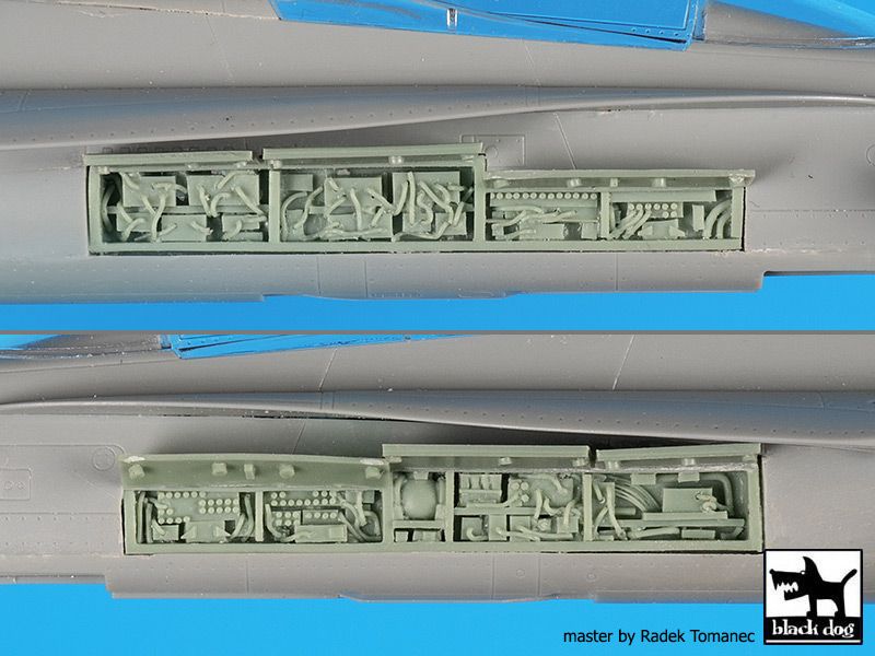 Blackdog BDOA72091 1:72 McDonnell-Douglas F/A-18 Hornet electronics