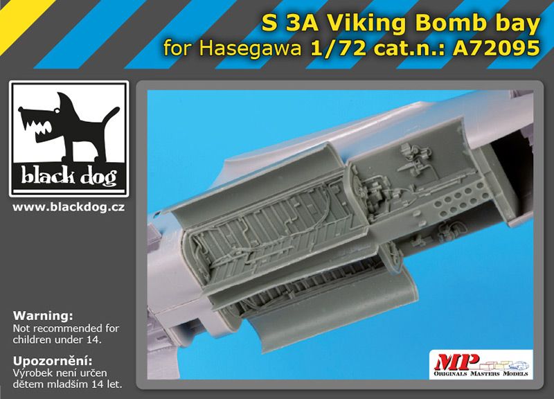 Blackdog BDOA72095 1:72 Lockheed S-3A Viking bomb bay