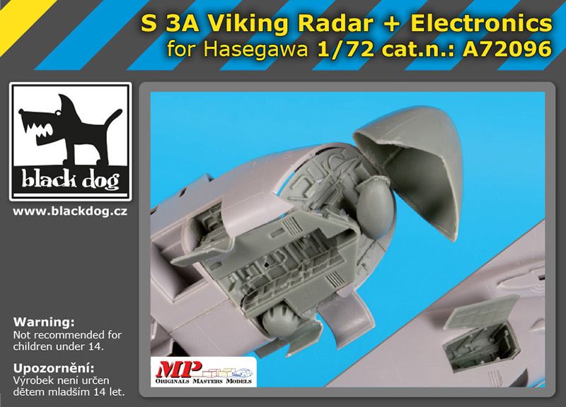 Blackdog BDOA72096 1:72 Lockheed S-3A Viking radar + electronics