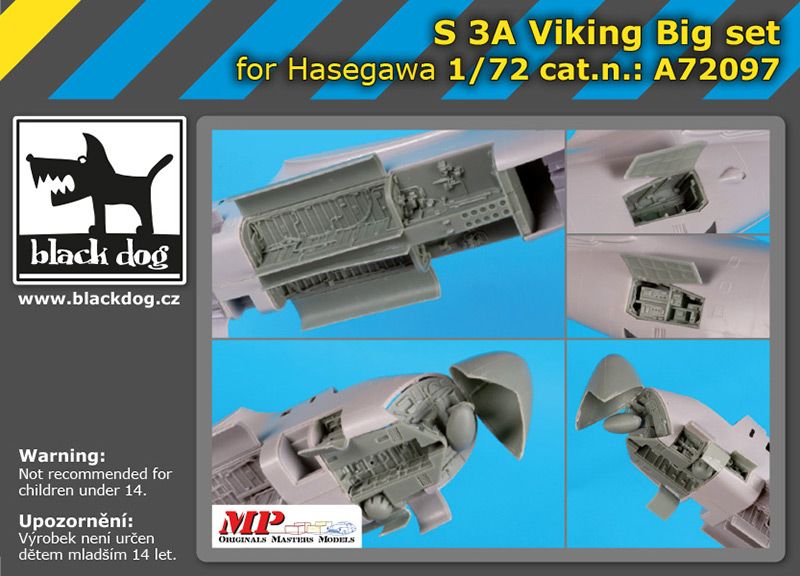Blackdog BDOA72097 1:72 Lockheed S-3A Viking BIG-SET