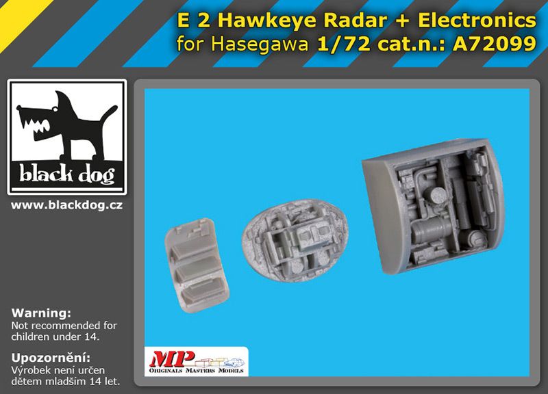 Blackdog BDOA72099 1:72 Grumman E-2C Hawkeye radar and electronics