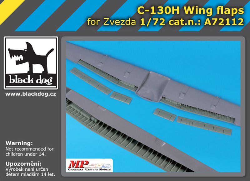 Blackdog BDOA72112 1:72 Lockheed C-130H Hercules wing flaps