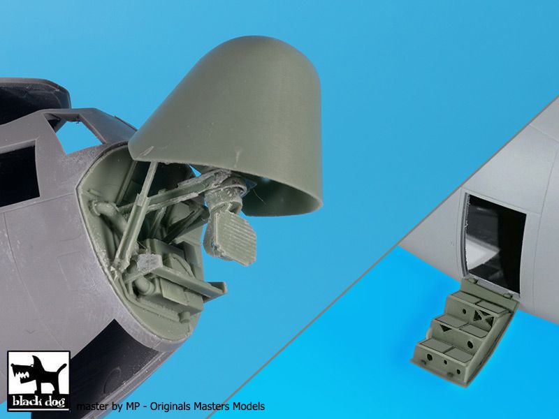 Blackdog BDOA72114 1:72 Lockheed C-130H Hercules radar+front door