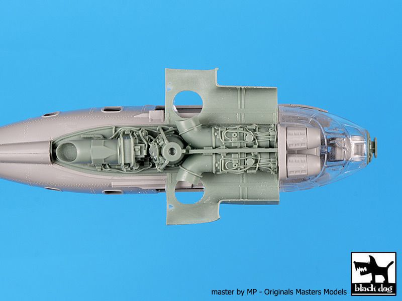 Blackdog BDOA72119 1:72 Aerospatiale AS-332 Super Puma engine + radar