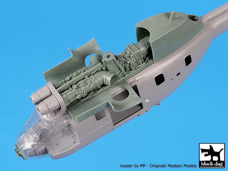 Blackdog BDOA72119 1:72 Aerospatiale AS-332 Super Puma engine + radar