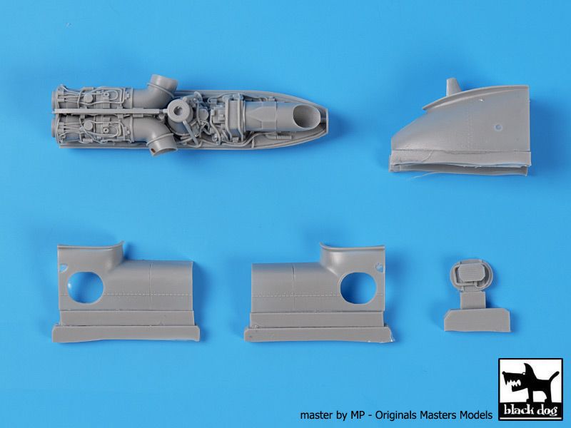 Blackdog BDOA72119 1:72 Aerospatiale AS-332 Super Puma engine + radar
