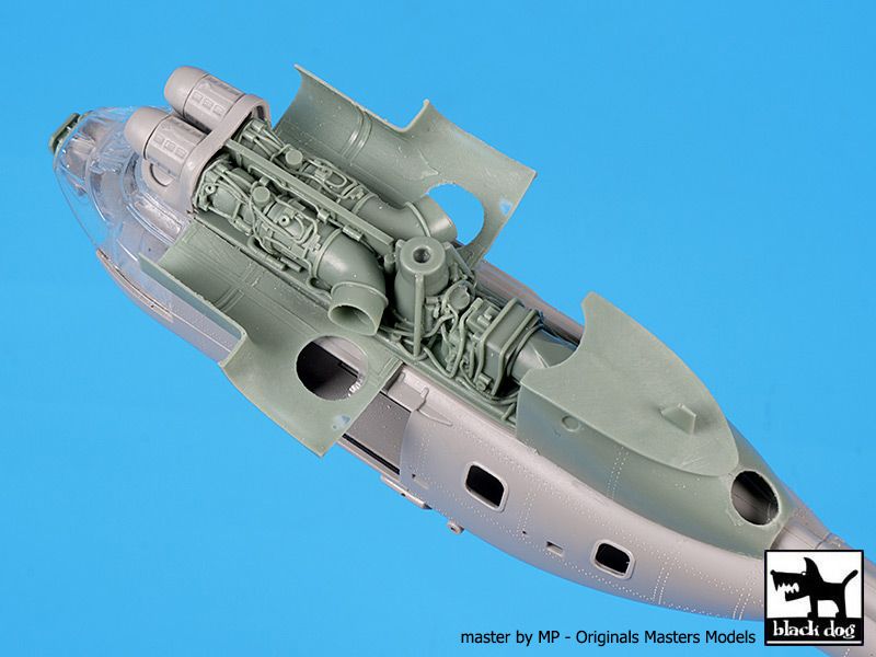Blackdog BDOA72119 1:72 Aerospatiale AS-332 Super Puma engine + radar