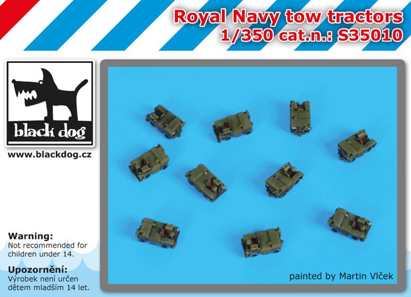 Blackdog BDS350010 1:350 Royal Navy Tow tractors