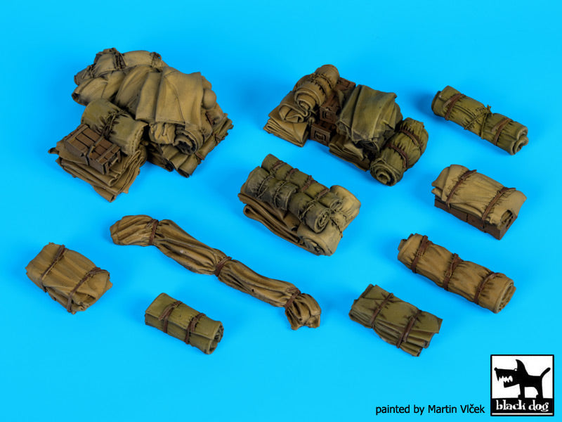 Blackdog BDT35141 1:35 Tentage+bedrolls N deg 1 accessories set