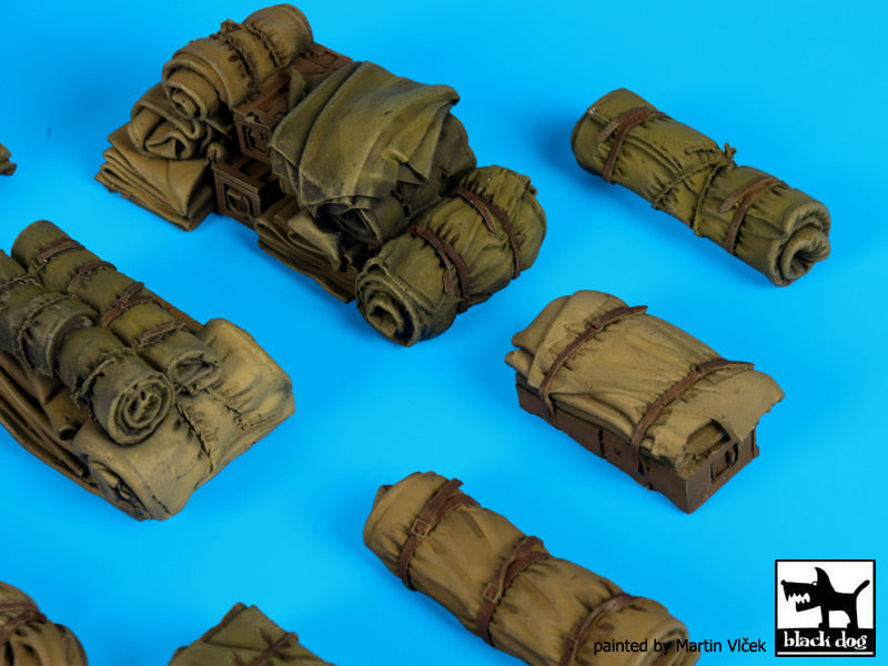 Blackdog BDT35141 1:35 Tentage+bedrolls N deg 1 accessories set