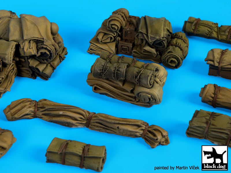 Blackdog BDT35141 1:35 Tentage+bedrolls N deg 1 accessories set