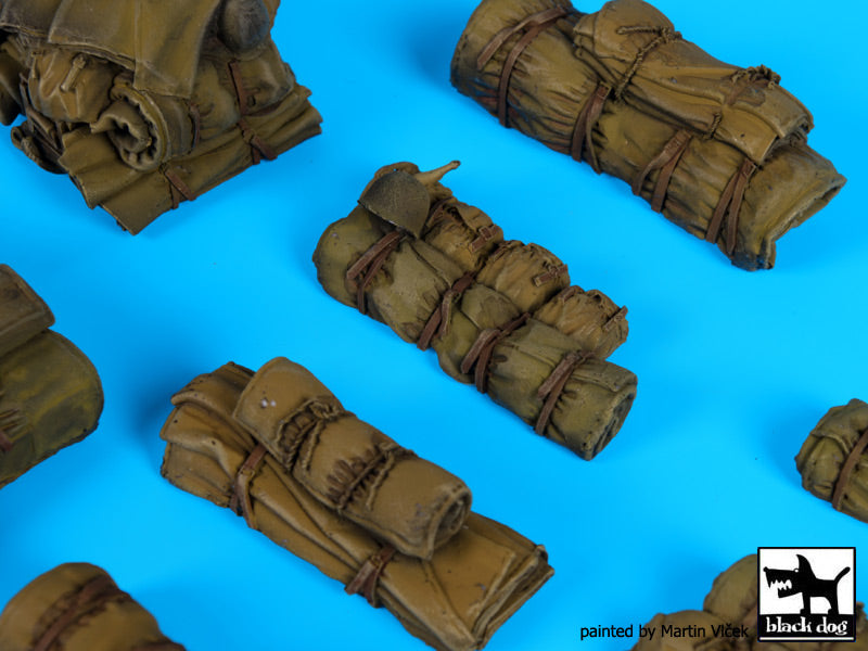 Blackdog BDT35142 1:35 Tentage+bedrolls N deg 2 accessories set