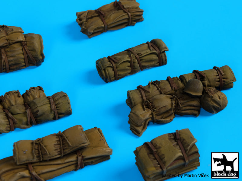 Blackdog BDT35142 1:35 Tentage+bedrolls N deg 2 accessories set