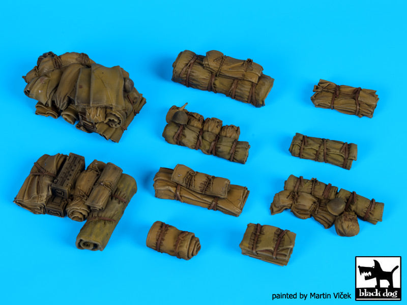 Blackdog BDT35142 1:35 Tentage+bedrolls N deg 2 accessories set