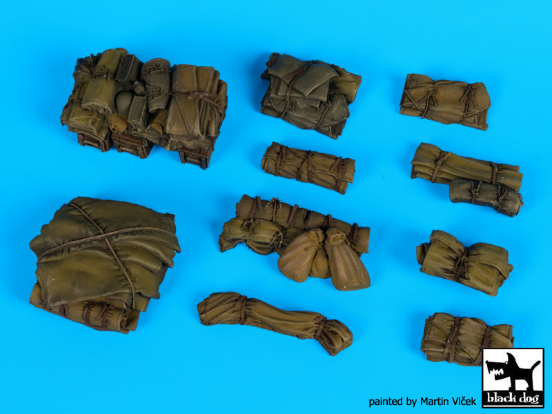 Blackdog BDT35143 1:35 Tentage+bedrolls N deg 3 accessories set
